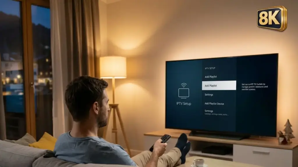 IPTV instalace Česko na Smart TV pomocí Strong 8K
